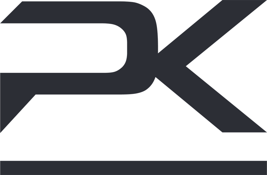 PK Brandmark – Gun Metal logo