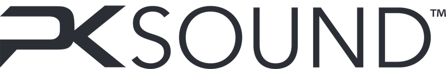 PK Sound Wordmark – Gun Metal logo